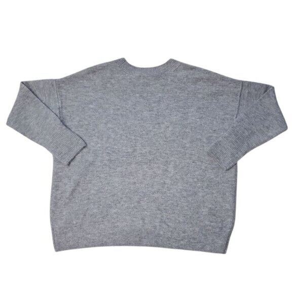 NEW Vince Camuto Women's Heart Design Sweater Light Grey XL - Picture 6 of 7